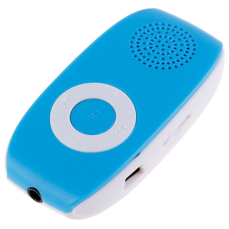 Reproductor de música MP3 para niños con Clip reproductor de música USB reproductor de MP3 compatible con tarjeta SD TF 32GB de música deportiva altavoz incorporado