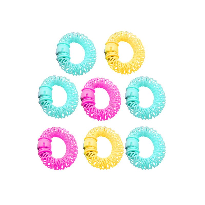 Donuts-Rizador de pelo mágico, herramienta DIY para accesorios de cabello para mujer, 8 Uds./6 uds.: S 8pcs