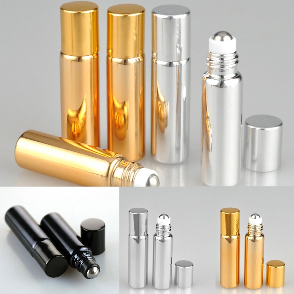 Draagbare 5 ml Lege Make Cosmetische Etherische Olie Oogcrème Roll On Parfumflesjes Roller Ball Container Beauty Tools Reizen