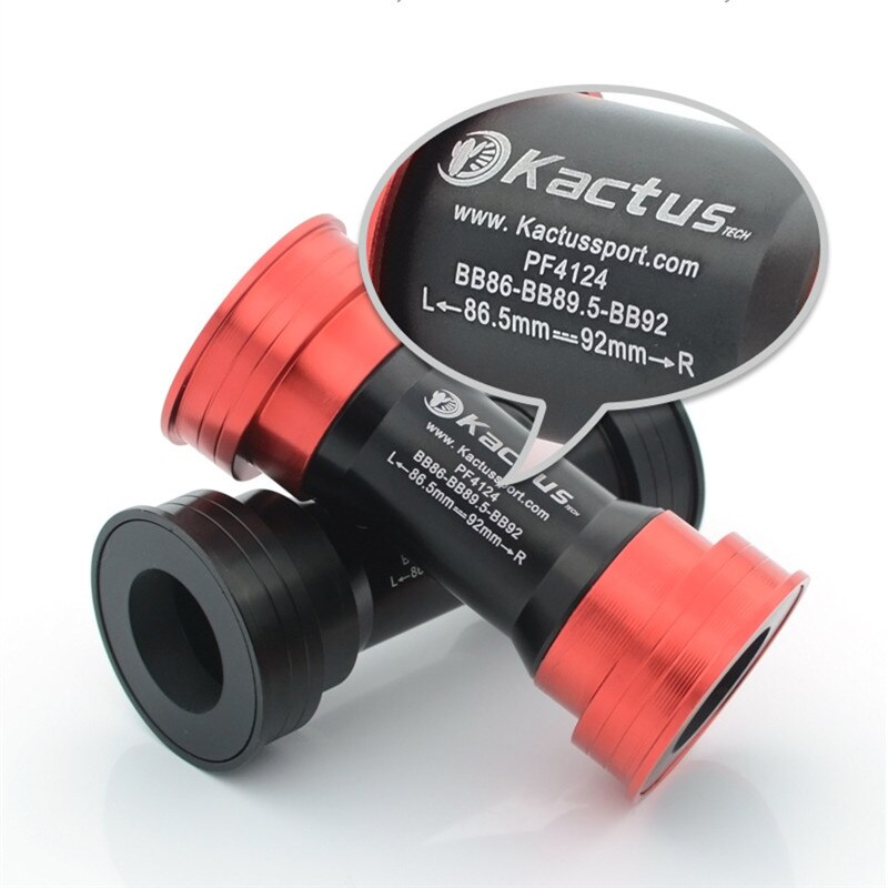 KACTUS Bottom Bracket PF4124 BB86 BB92 for Shimano/SRAM GXP Pressfit 41mm width 86.5-92 Ceramic Bearing 24mm Crankset Bike Parts