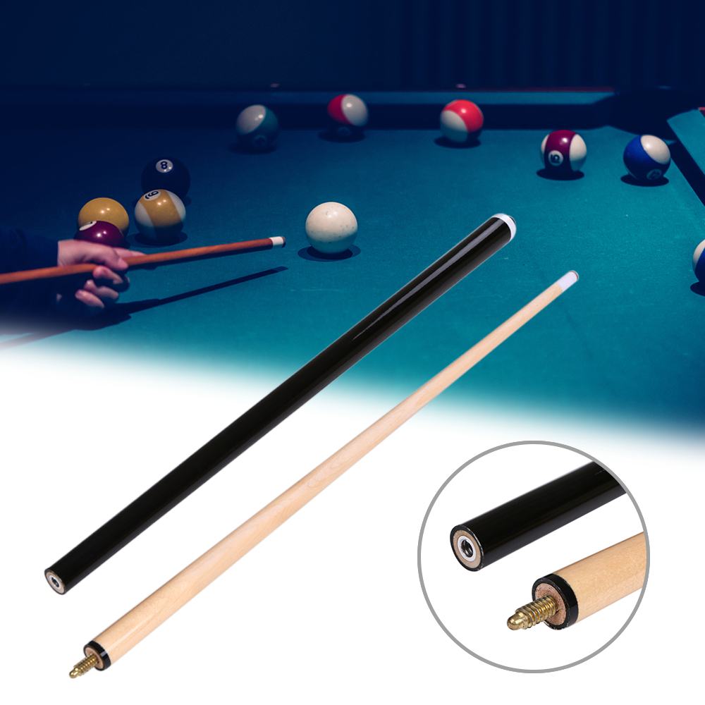 Billard-Queue, Kinder-/Erwachsenen-Pool-Stick, Whitewood-Hinterradgabeldesign, 1/2 geteilt, geeignet für Zuhause und Bar, präzise und gerade