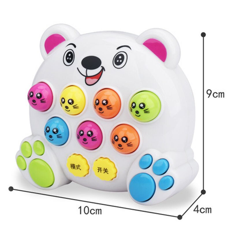 Music Play Notes Hit Game Toy Attack Poke Electronic Knocker Percussion Plastic Toys Christmas NSV775