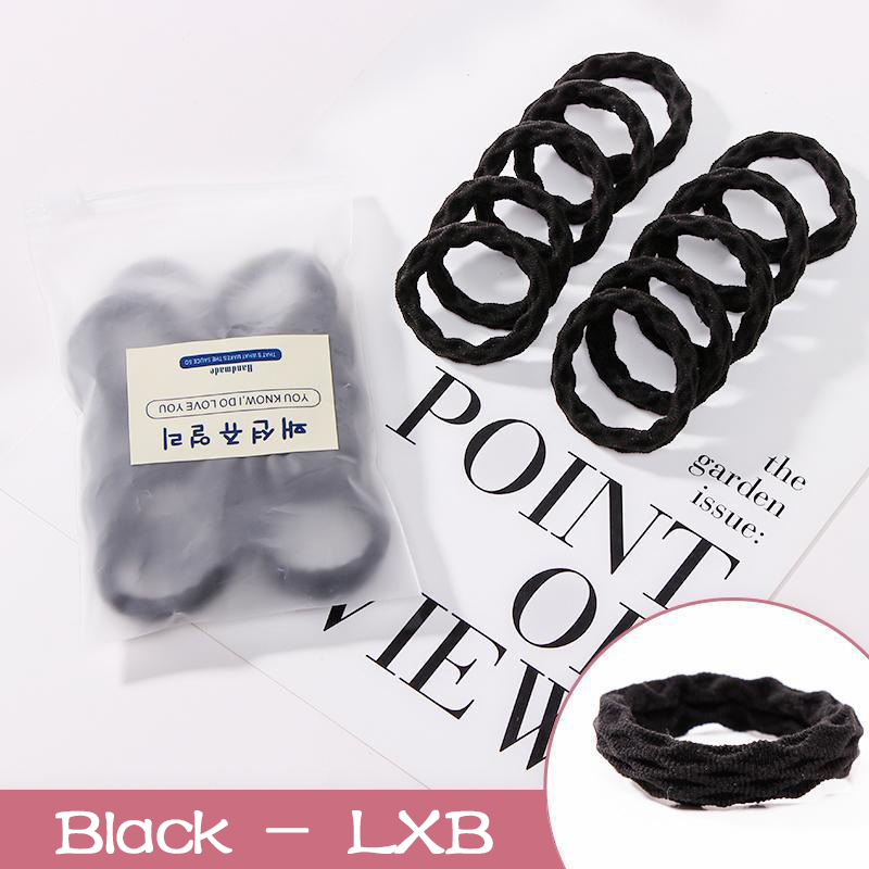 Diademas elásticas básicas simples para mujer y niña, lazos, coleteros, bandas de goma, diadema de , accesorios para el cabello,: Plata