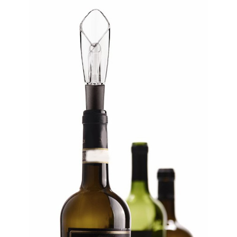 Small and portable Wine pourer Hotel kitchen gadget dual-use quick decanting grape wine pourer Classic bevel