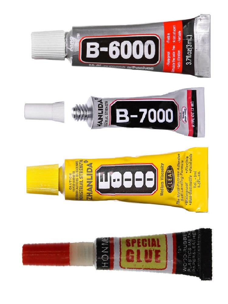 10 pz 3ml E8000 colla resina epossidica tessuto strass scuola Scrapbooking B7000 adesivo Super forte B6000 trasparente cianoacrilato 502