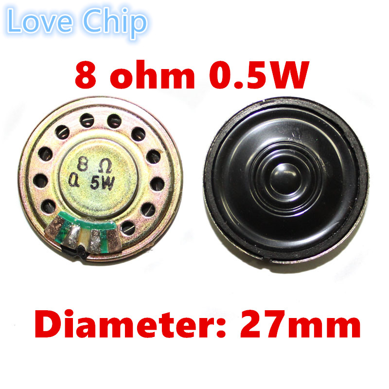 0.5W 1W 2W 8R 16R 32R Mini głośnik 8 Ohm 32 Ohm Średnica głośnika 20mm 23mm 26mm 28mm 30mm 32mm 36mm 40mm 45mm Głośnik: Black