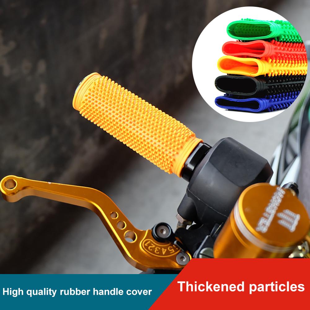 30Mm Motorcycle Fiets Gear Grips Mountainbike Siliconen Stuur Zachte Rubberen Grips Anti-Skid Shock-Absorberende fiets Deel