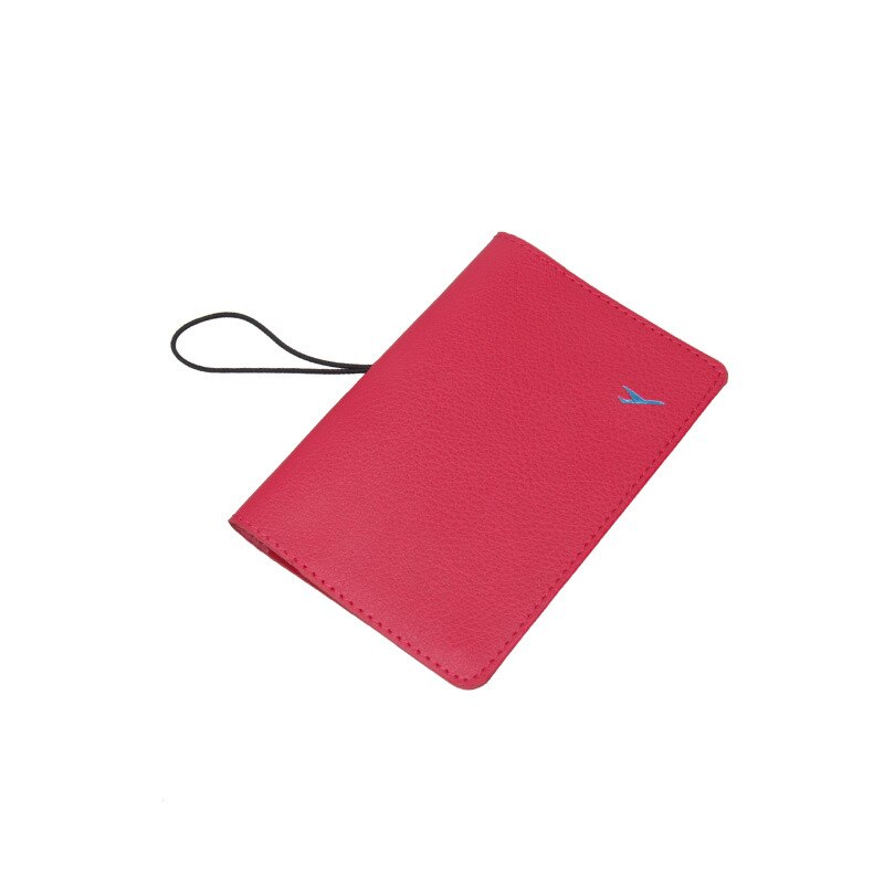 Mode Reizen Lederen Paspoort Cover Waterdichte Paspoort Reizen Cover Case Paspoorthouder Paspoort Pakket: Rose red