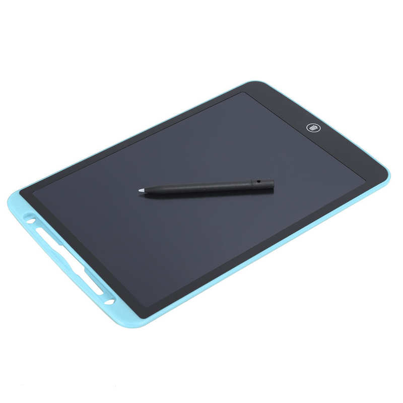 Digital Tablets A4 Led Graphic 12 Inch LCD Writing Pad Light Energy Electronic Blackboard Handwriting Drawing Board: Green
