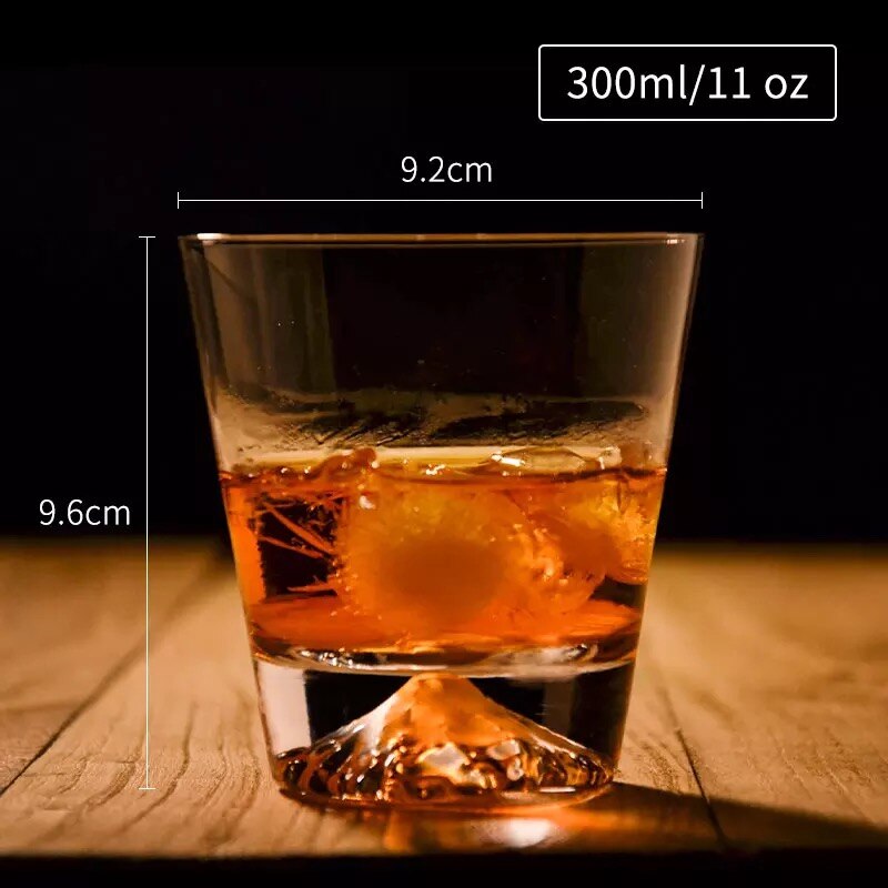 Japonais fuji yama verre tasse tasse à thé étain tasse unique Kung Fu service à thé verre à boire Transparent bière tasse thé whisky tasses en verre
