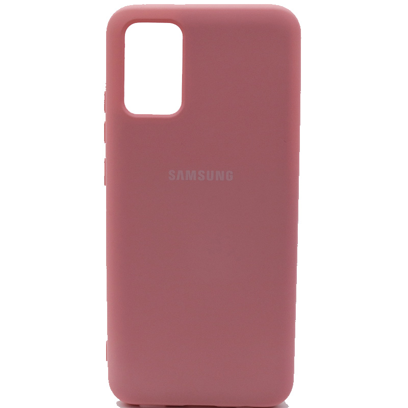A02s etui Samsung Galaxy A02S SM-A025F A 02S jedwabisty silikonowy pokrowiec wysokiej jakości miękki w dotyku tył ochronny: Pink