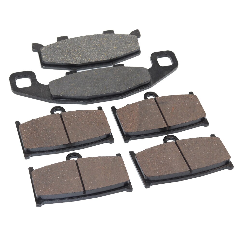 6 teile/satz Motorrad Vorne und Hinten Bremsbeläge Für Kawasaki ZZR 400 ZZR400 1990-1992 ZR 1100 Zephyr (ZR 1100 A) 1992-1996 1993 1994