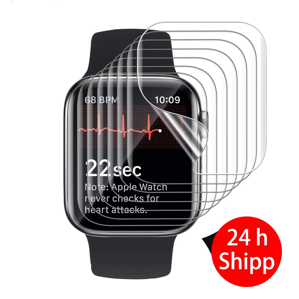 Screen Protector Voor Apple Watch 6 5 44 Mm 40Mm 42Mm 38Mm Film Cover Iwatch Accessoires Apple Watch Serie 5 4 3 38 42 40 44 Mm