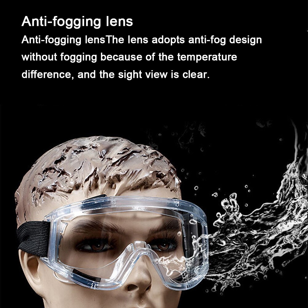 Multifunctionele veiligheidsbril anti-condens stof spatbescherming veiligheidsbril met uv-bestendigheid  #4o