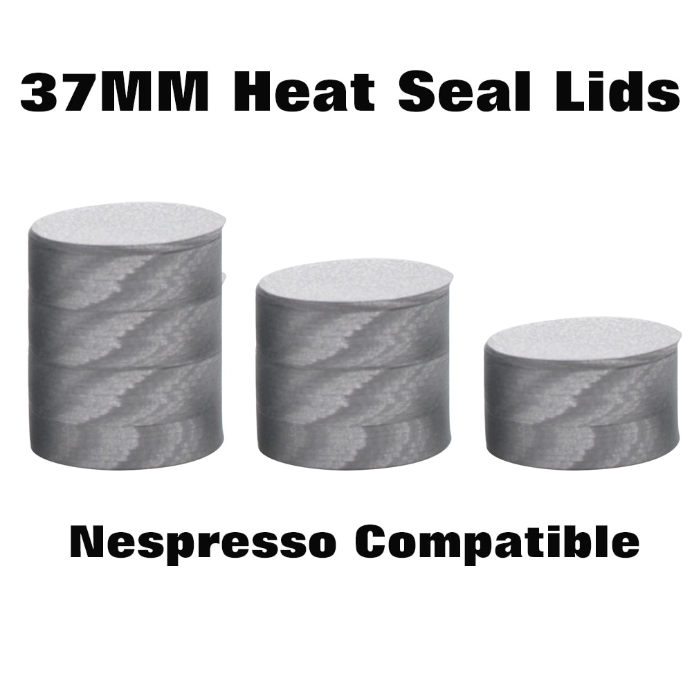 Aluminium Folie Deksels 37 Mm Compatibel Met Nespresso Capsule 1000 Pcs Aluminium Sealer Voor Diy Cafe