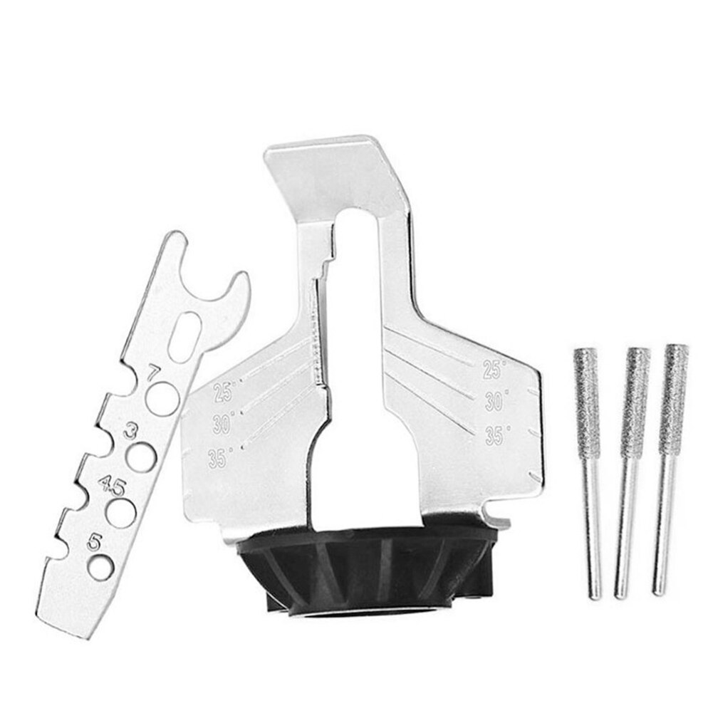 Chainsaw Sharpening Rotary Tool Strong Toughness Electric Portable Chain Saw Sharpener Guide Drill Adapter Head Kit