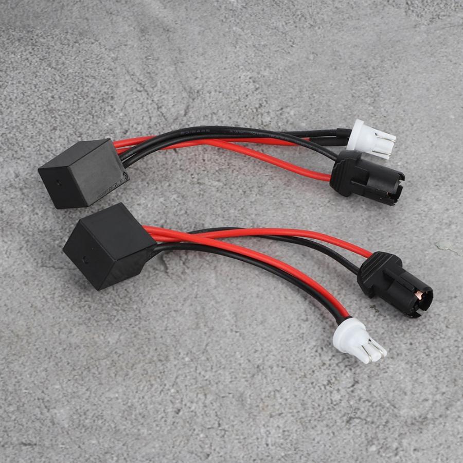 Décodeur de phare LED T10 Canbus, dispositif de décodeur de phares, lampes décoratives, Anti-scintillement, annuleurs d&#39;erreur, 2 pièces