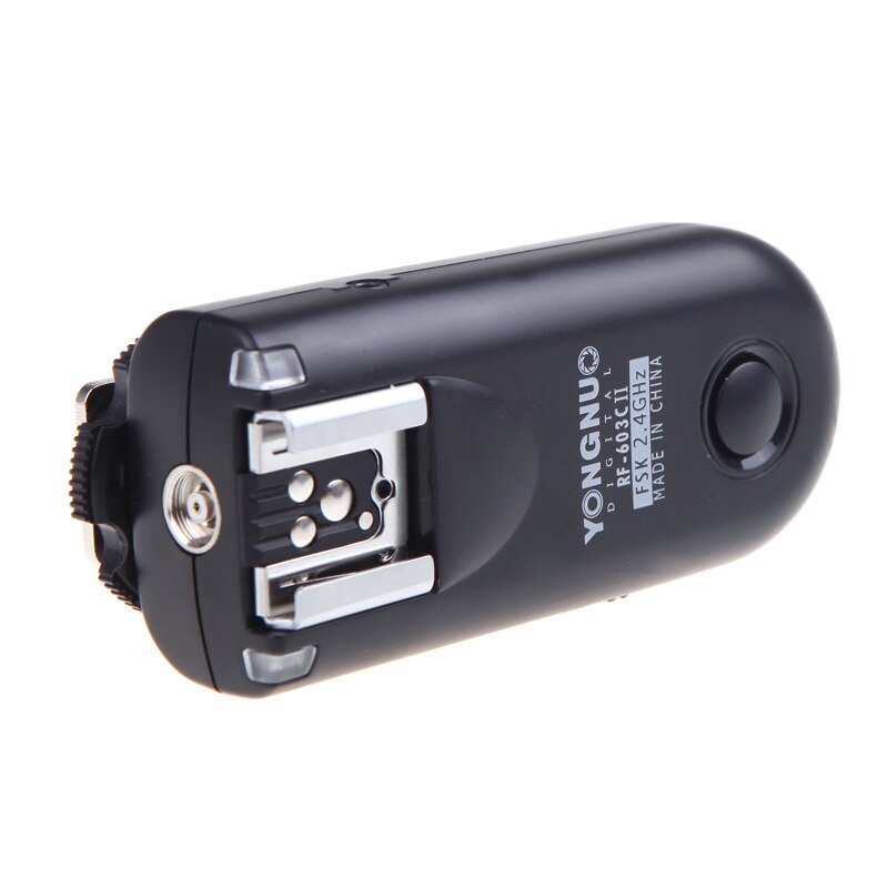 Yongnuo RF-603C II Wireless Remote Flash Trigger RF603c c1 c3 ii RF 603 2 Transceivers for canon 5dII 1D 6D 7D 50d 60d 500d 600d