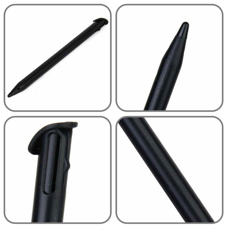 Stylet d&#39;écran en plastique noir pour Nintendo Wii U Pro, 5 pièces, accessoires de jeu