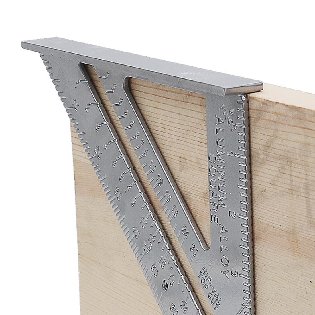 Aluminum 7 inch Triangle Angle Ruler Squares for Woodworking Speed Square Angle Protractor Rulers Measuring Tools