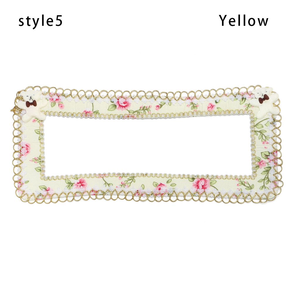 Lace Modern Home Decor Light Socket Decoration Switch Wall Stickers Switch Protective Cover Switch Socket Sticker: Yellow-style5