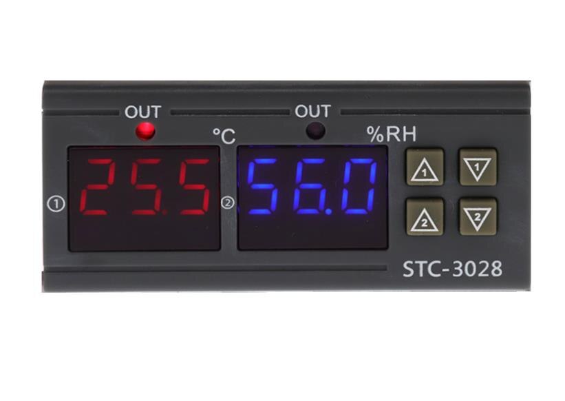 Intelligente digitale display temperatuur en vochtigheid controller kas schuur constante temperatuur natte speed controller