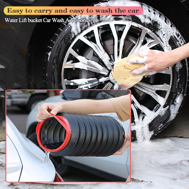 Opvouwbare Auto Paraplu Emmer Prullenbak Water Emmer Camping Accessoires Voor Lexus Ct200h RX350 ES350 IS250 IS300h NX300h GX470 Ls