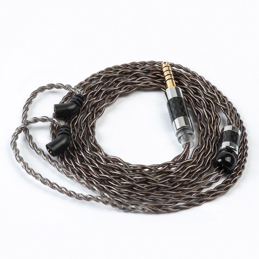 Yinyoo 4 Core Upgrade Verzilverd Kabel 2.5/3.5/4.4Mm Gebalanceerde Kabel Voor Blon BL-03 BL-05 BL05 zsn Pro ZS1O Pro: 4.4mm gun for bl05