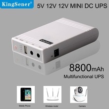 Kingsener Mini Power Bank 5V 12V Backup Batterij 8800 Mah Ups Power Bank Voor Wifi Router En mobiele Multifunctionele Ups