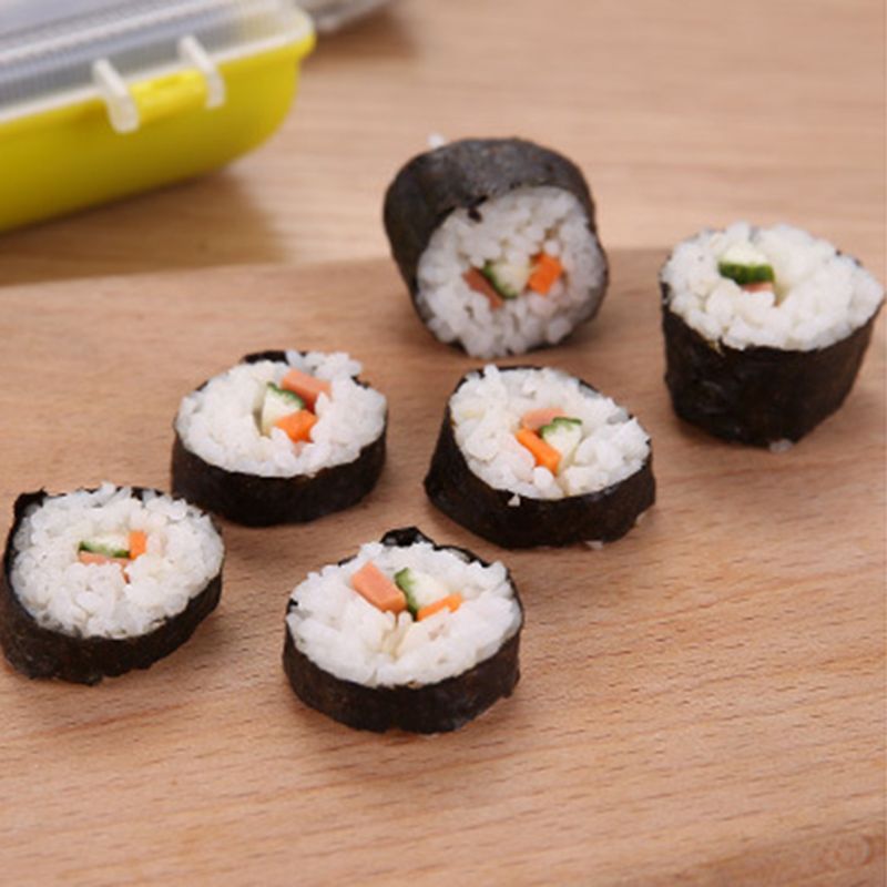 Shake Rice Ball Mold Sushi Maker with Spoon Kitchen DIY Bento Accessories Tools