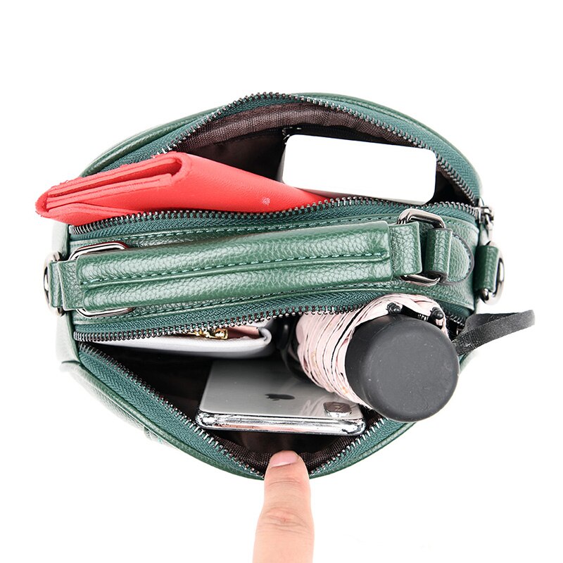 Luxe Pu Leer Effen Kleur Schoudertassen Voor Vrouwen Casual Handtas Crossbody Bag Sac Een belangrijkste