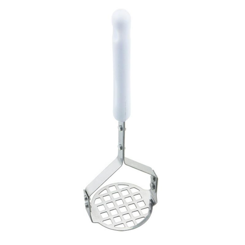 Potato Masher Heavy Duty Stainless Steel Potato Press For Smooth Mash Fruit Mud Manual Fruit Stainless Steel Mud: Default Title