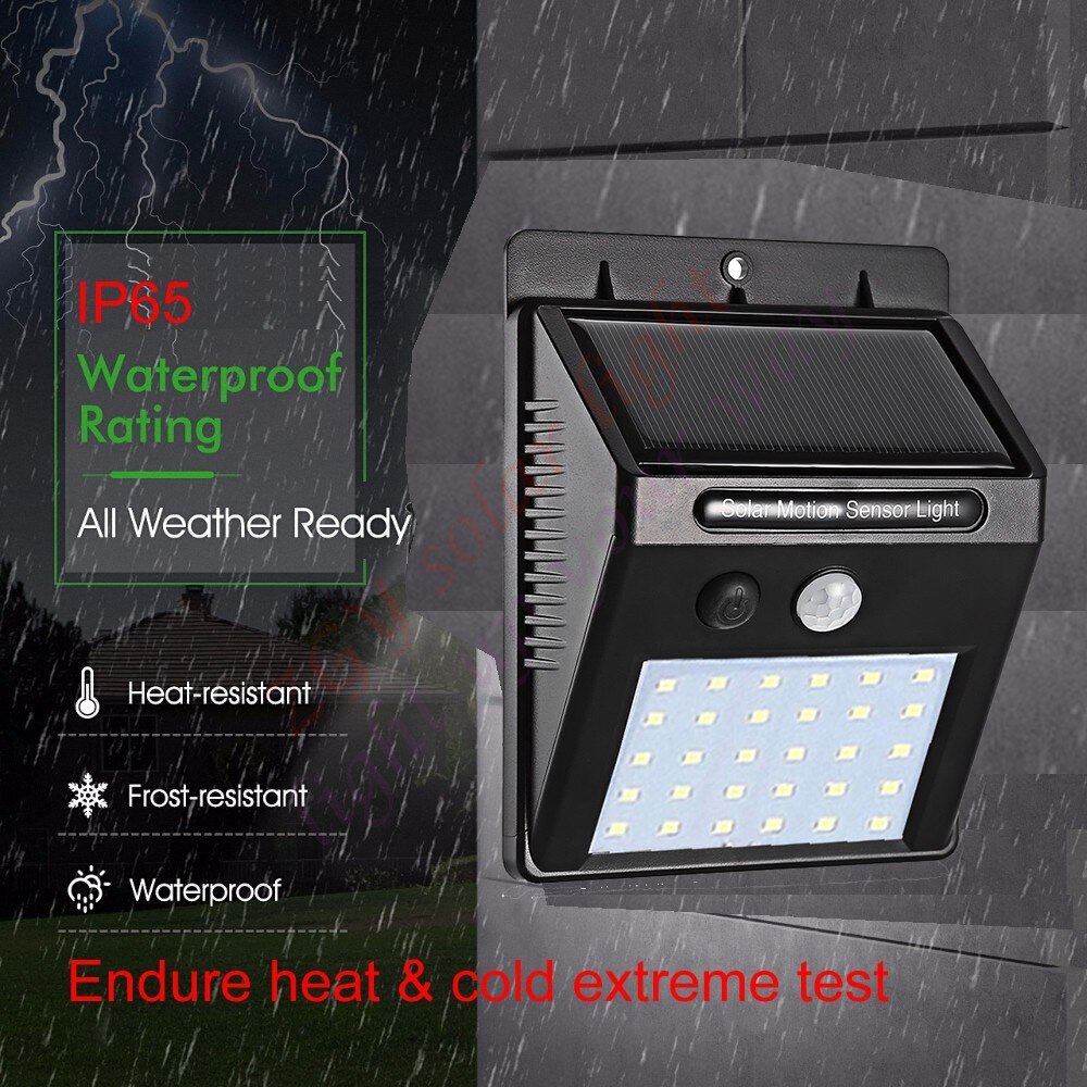 2/4 STUKS 30 LED Waterdichte Solar Buitenlamp Outdoor Lamp Motion Sensor Detector Muur Light Path Garage Patio Verlichting beveiliging Nig