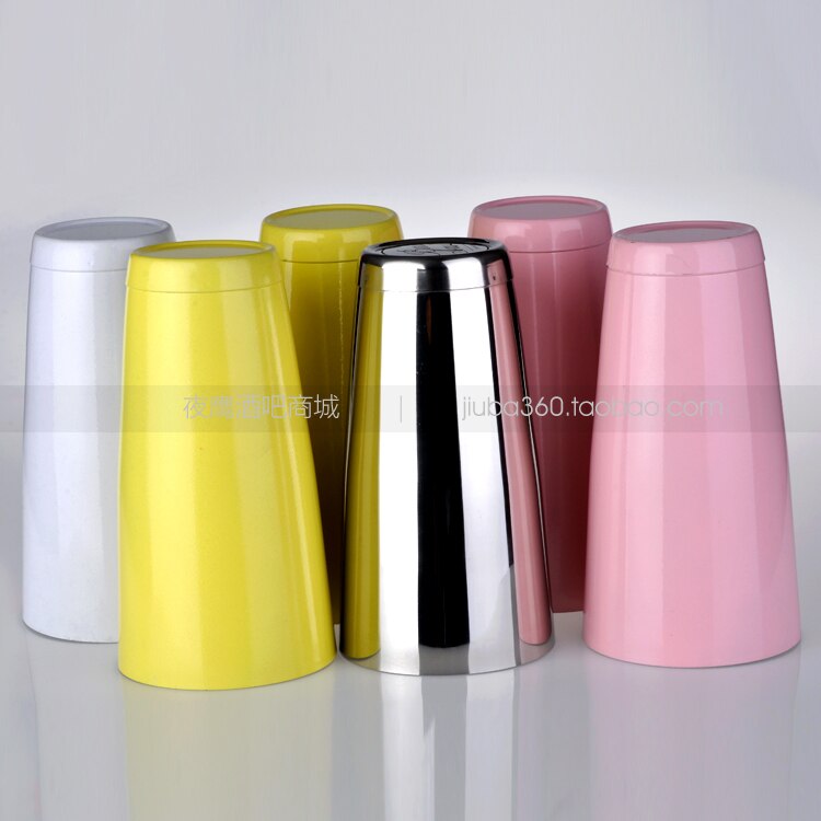 Paint stainless steel cocktail shaker