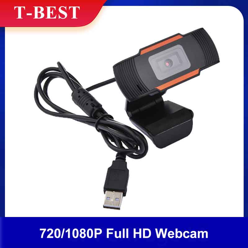 【Flash】720/1080P Full HD Webcam Video Conference Camera Computers Camera with Microphone USB Plug&amp;Play for Live Webcasting