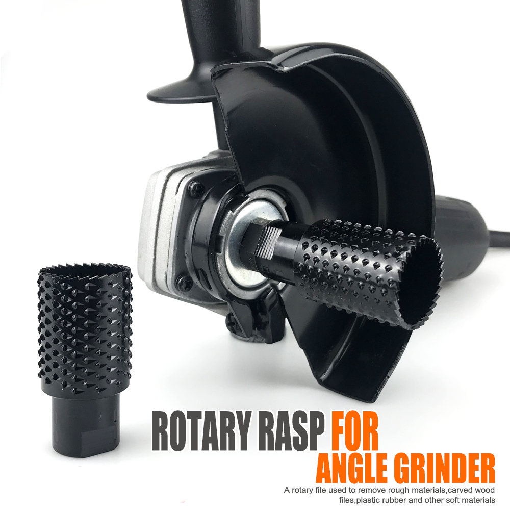 Râpe rotative pour meuleuse d'angle 100/125 Type M10 M14, lime de sculpture sur bois, disque de ponçage, tête Abrasive