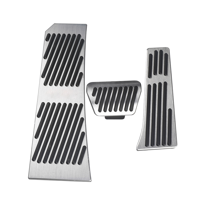 Für BMW 5 6 7 Serie F01 F07 F10 F11 F06 F13 X3 F25 X4 F26 Z4 E89 E85 Auto fuß Pedal Accelerator Bremspedal Abdeckung Zubehör: Footrest AT 3pcs