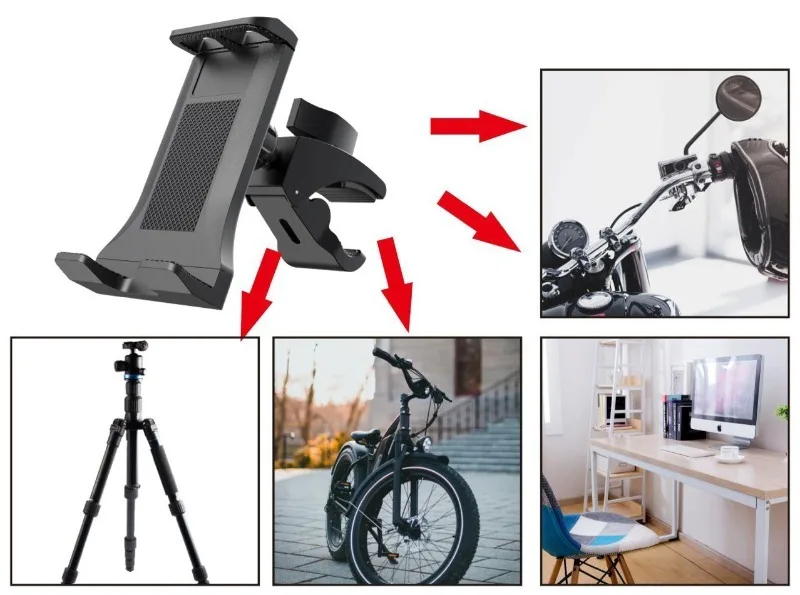Universele Loopband Draaiende Fiets Tablet Houder Fietsen Fiets Hometrainer Clip Fit 5-12.9 "Ipad Pro Air Mobiele Telefoons