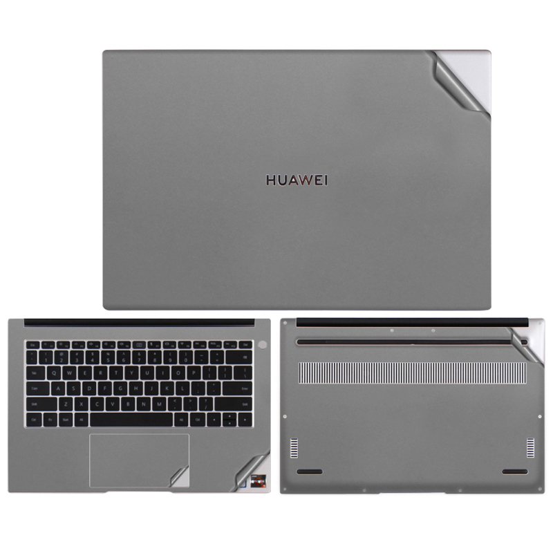 Full Body Cover Stickers for HUAWEI MateBook D 14/15 2021Release Vinyl Decal Skins for HUAWEI MateBook X Pro Cover Coques: MateBook D 14 2021 / Dark Grey
