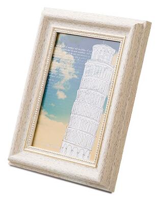 5/6/7/8/10 Polegada retro azul-verde moldura da foto estilo europeu montado na parede de suspensão mesa quadro de imagem da família decoração da casa 1 peça: White / 7 Inch