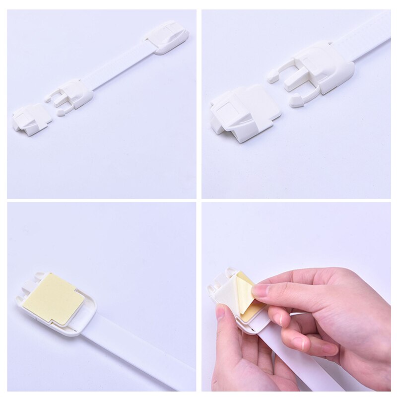 Kinderen Veiligheidssloten Multifunctionele Baby Bescherming Lade Kastdeuren Lock Cartoon Knop Beveiliging