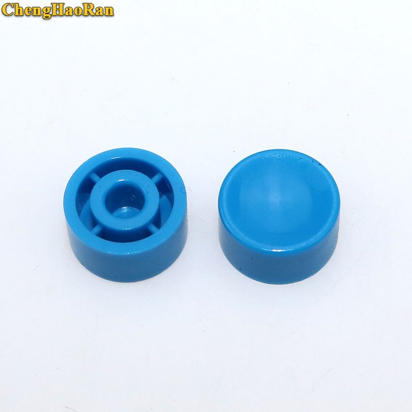 200PCS A17 Inner 3.2MM Plastic Tactile Switch Button Caps Push Key Caps Multicolor Concave 5.3*10mm for 6 * 6 Round Tact Switch: Gold