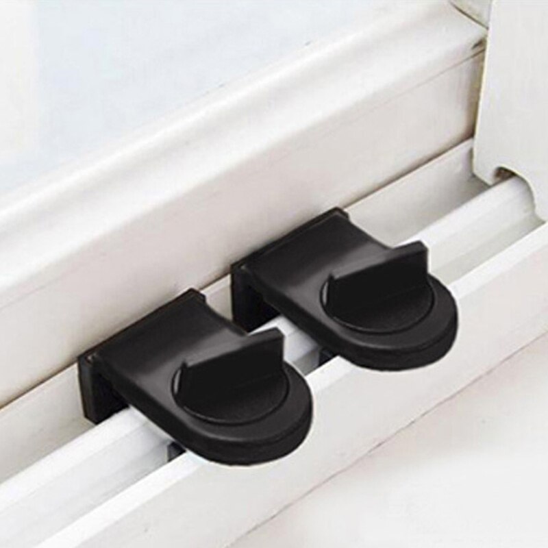 Locks On Windows Adjustable Security Door Latch Mobile Window Insurance Lock Anti-theft Protection Lock Window Stoppers