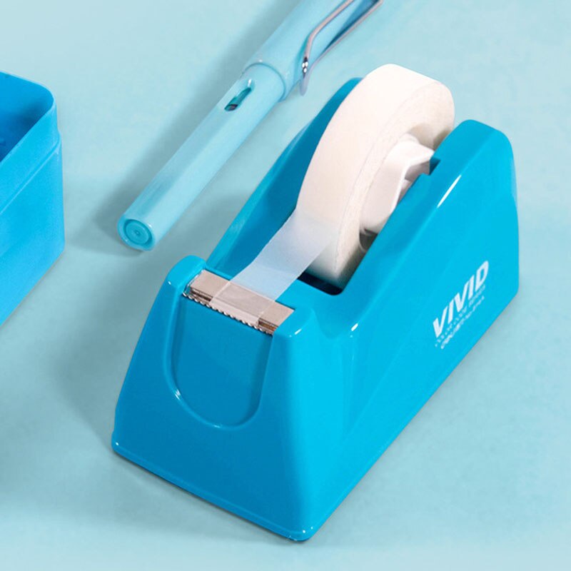 Suporte de Fita dispensador de fita dos artigos de papelaria para material escolar Portátil Assento Fita do Cortador de Fita Adesiva Scotch Fita ferramentas de escritório