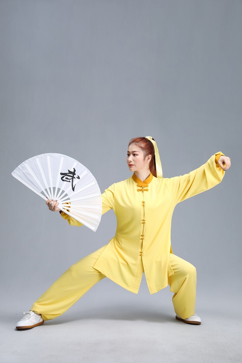 Ropa de tai chi para adultos, uniforme de algodón wushu, kung fu, traje de artes marciales de wing chun, ropa de ejercicio,: L / color3
