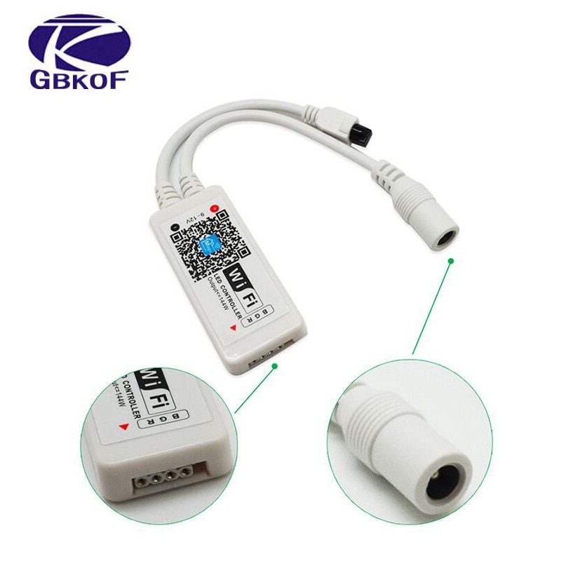 Led Controller 44 Keys 24 Keys LED IR RGB Controler LED Lights Controller IR Remote Dimmer DC12V WiFi Control For RGB LED Strip