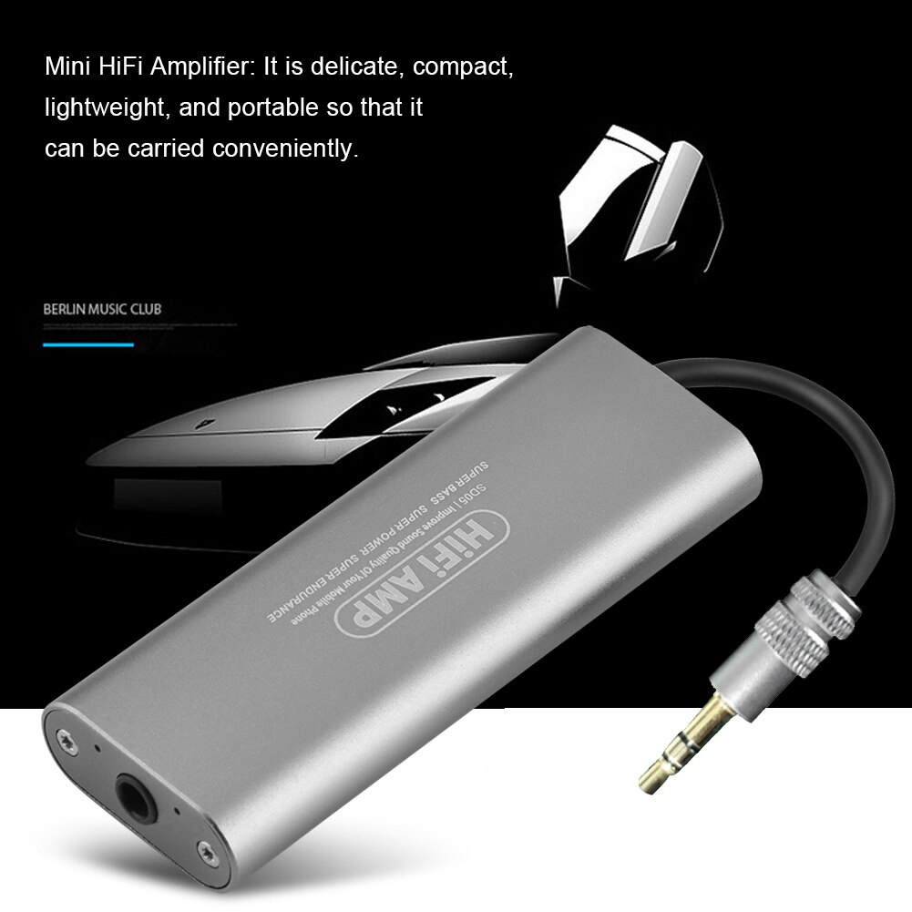 Draagbare Audio Hifi Hoofdtelefoon Versterker Oortelefoon Stereo Amp 3.5Mm Mini Voor Smartphone Geluidskwaliteit Optimalisatie Tool