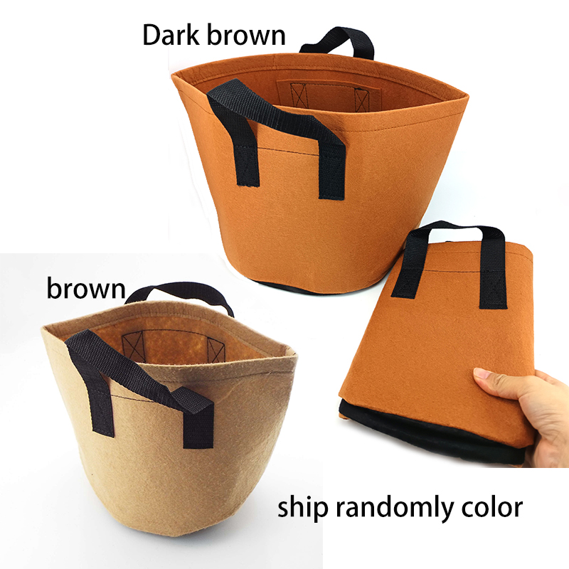 2 5 Gallon Plant Grow Bags Growing Potato home garden tools 7Gallon 10 Gallon planting flower fruit Tree Fabric Pots