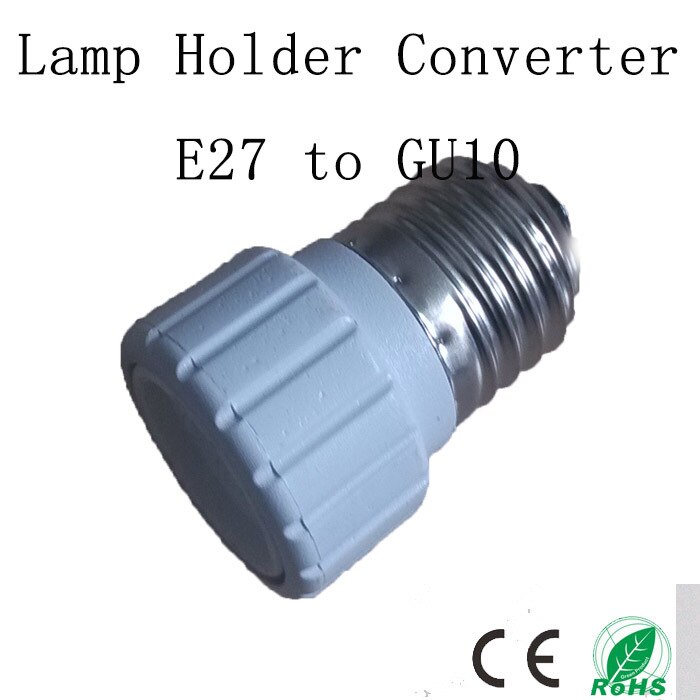 5 stks/partij De LED Lamphouder Converter, E27 naar GU10 base, e27 adapter Socket Houder