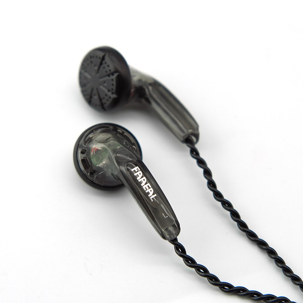 FAAEAL Snow-lotus 1.0 HiFi Earphone 64 Ohm DIY Earbuds Nice Female Vocal Music Earphones DJ Earphones DIY MX500 For Smartphones